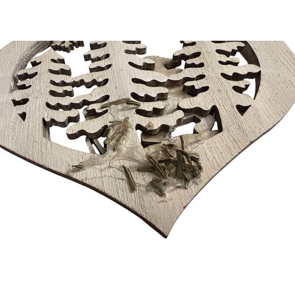 Ganz Christmas Wooden Laser Cut Ornaments Round Santa & Snowman - Picture 11 of 12